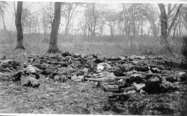 Kivégzett muszosok, Beregi erdő, 1944. aug.
